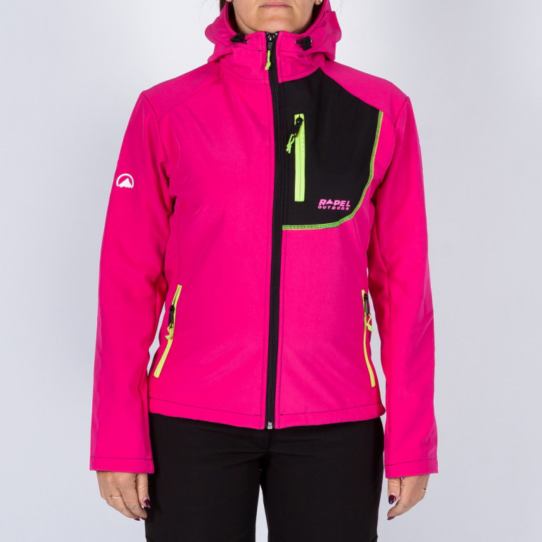 Geacheta Softshell Rapel Outdoor de dama, pink