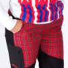 Pantalon de dama, roșu-negru Pantalon de dama, roșu-negru