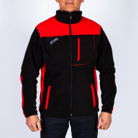 Jacheta polar Rapel Outdoor de barbati, negru-roșu Jacheta polar Rapel Outdoor de barbati, negru-roșu