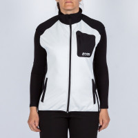 Vesta Softshell Rapel Outdoor de dama, alb-negru Vesta Softshell Rapel Outdoor de dama, alb-negru